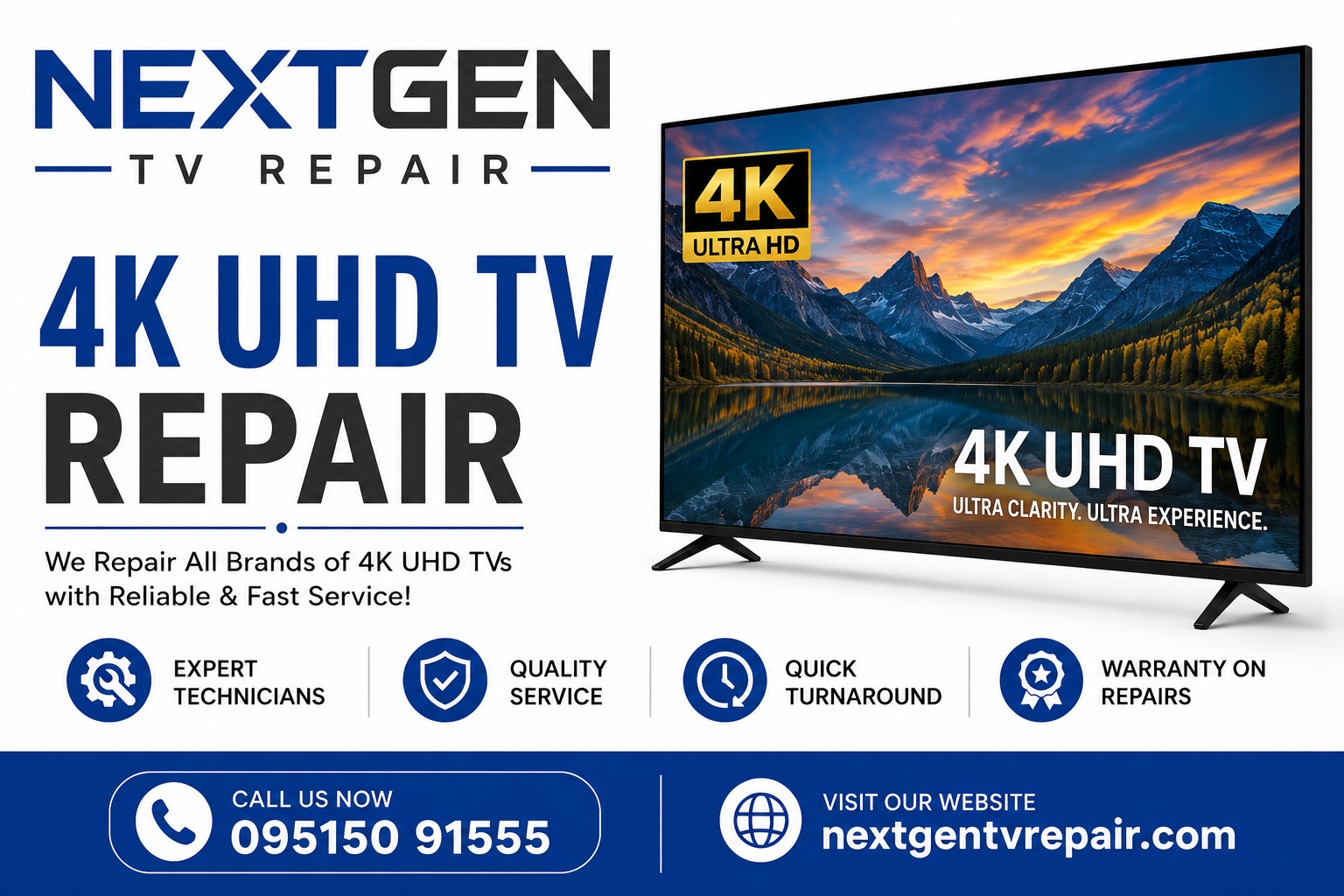 4K UHD TV Repair