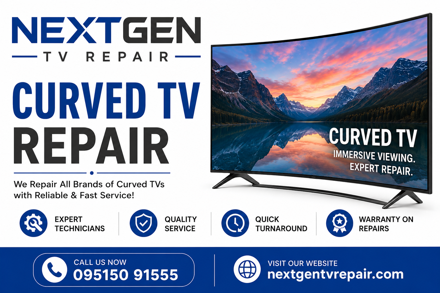 Curved TV Repair